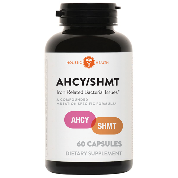 Holistisk sundhed AHCY / SHMT - Jernrelaterede bakterieproblemer 60 kapsler