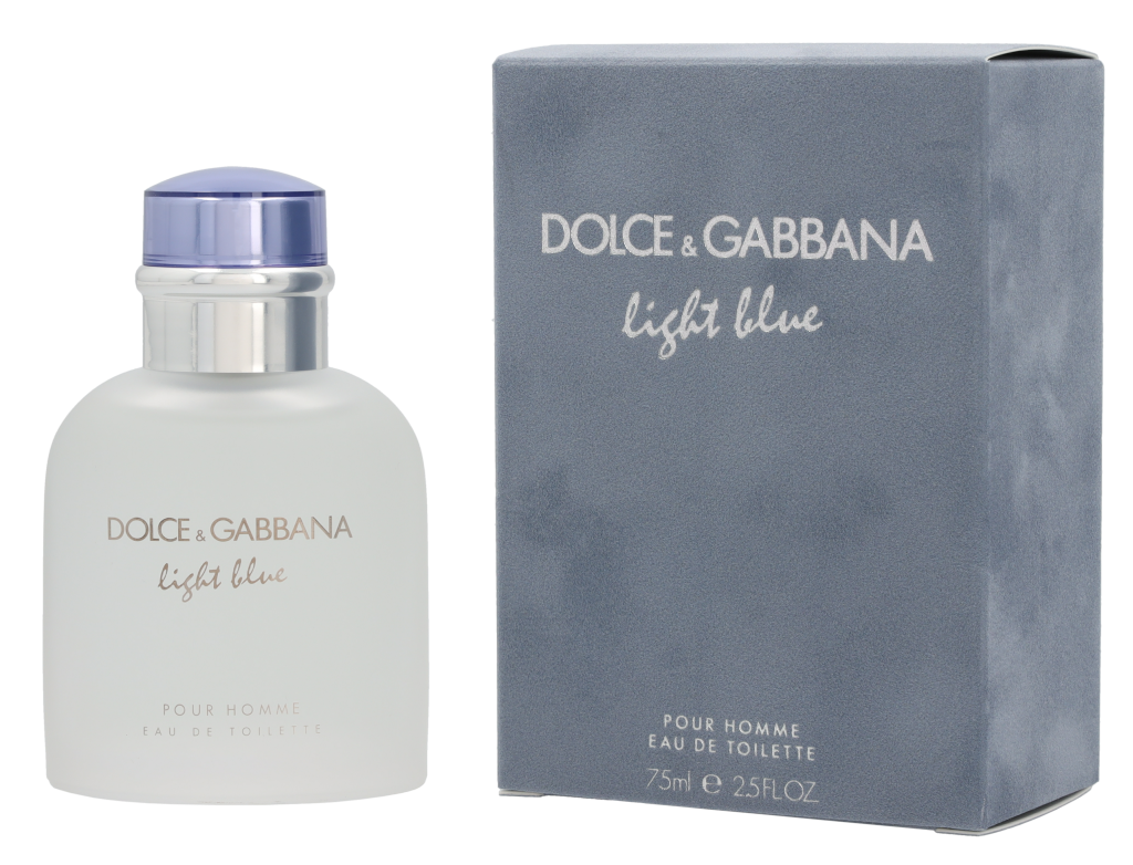 D&amp;G Lyseblå Pour Homme Edt Spray 75 ml